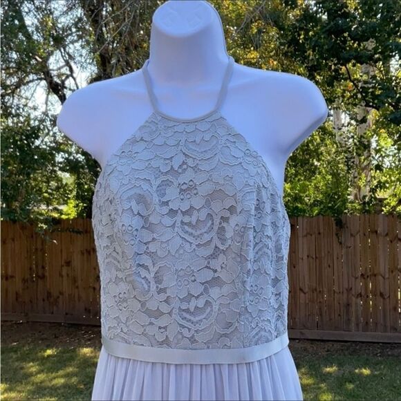 🔥 Take 50% OFF- David's Bridal Braidsmaid Dress, Bodice Lace With Mesh, Size-4 - Picture 2 of 9